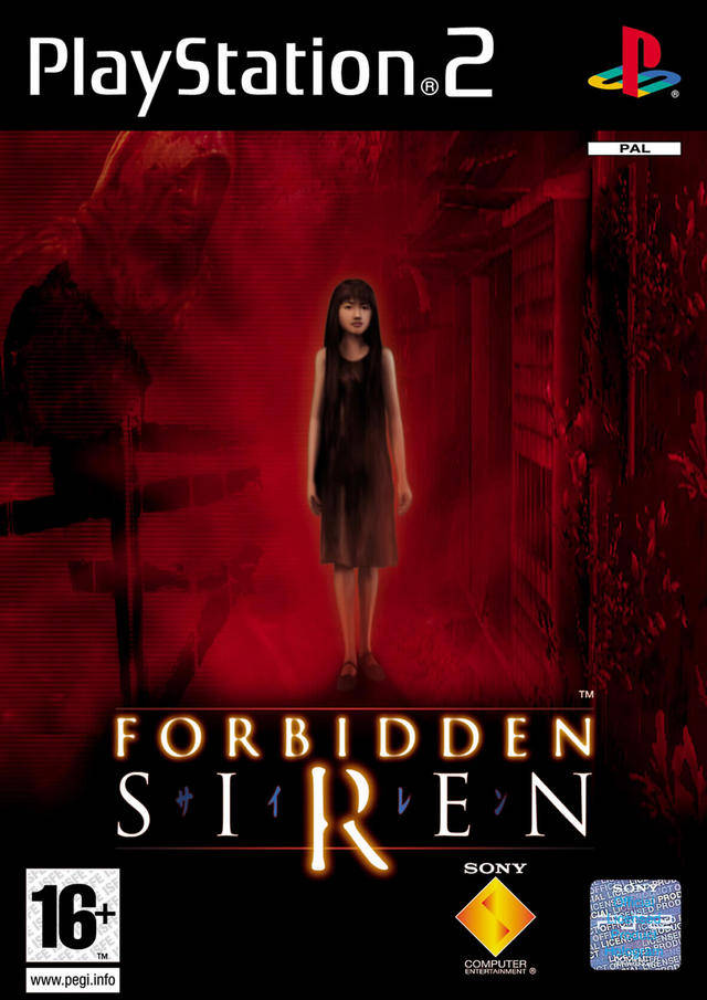 forbidden siren european english german italian spanish french version ps2 horror game cover art