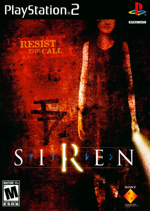 forbidden siren usa canada american version ps2 horror game cover art
