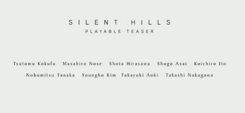 silent hill hills pt playable teaser ps5 kojima