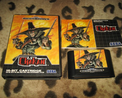 chakan 1992 horror game sega megadrive genesis cartridge box manual